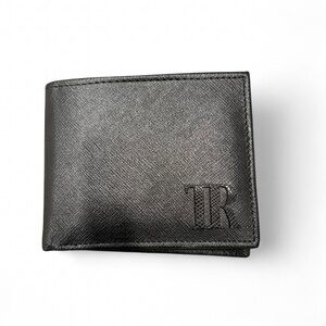 True Religion black leather wallet